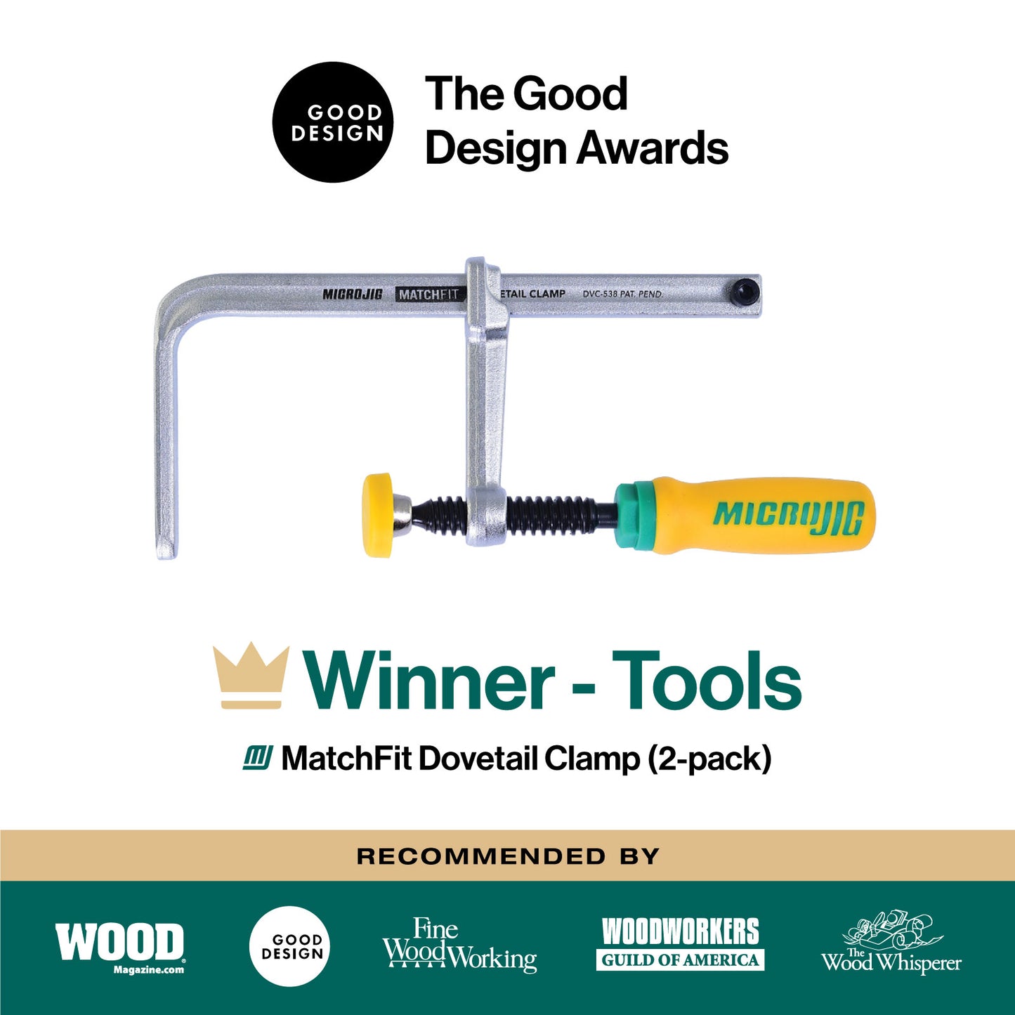 MATCHFIT Dovetail Clamps (2-Pack)