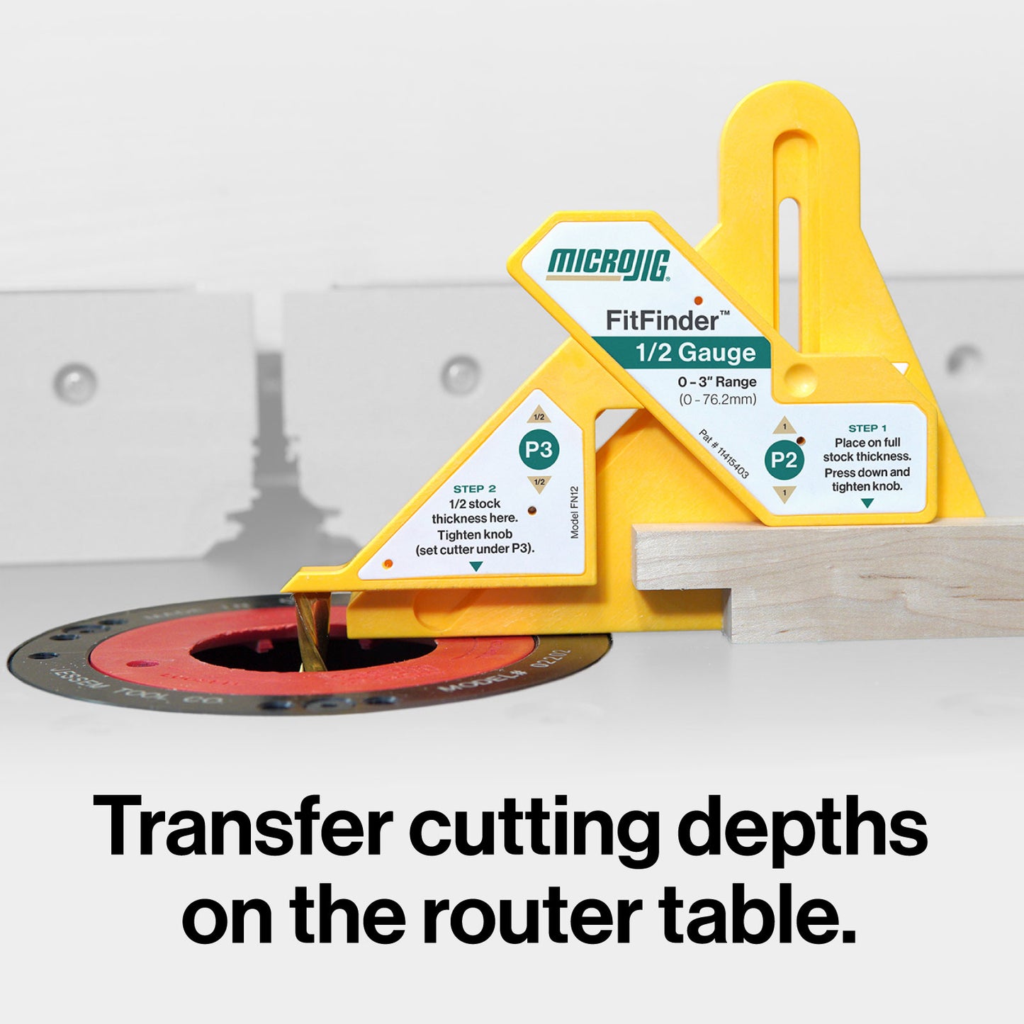 FITFINDER 1/2 Gauge - Find 1/2 thickness of material in seconds.