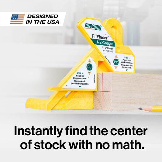 FITFINDER 1/2 Gauge - Find 1/2 thickness of material in seconds.