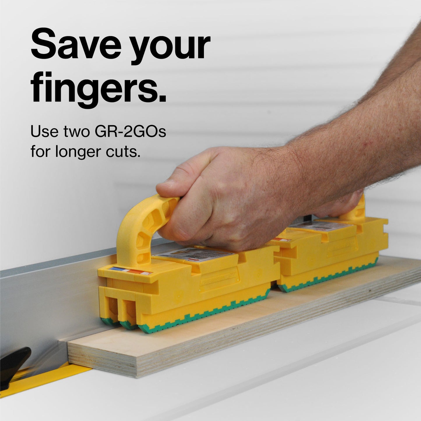 GRR-RIPPER 2GO™ –Your Go-To Pushblock for Safer, Smarter Woodworking