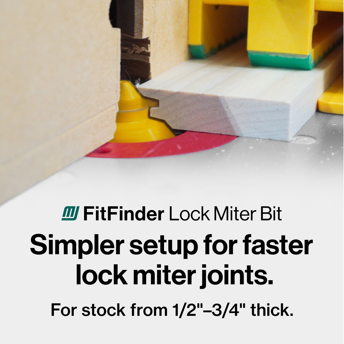 FitFinder Lock Miter Router Bit