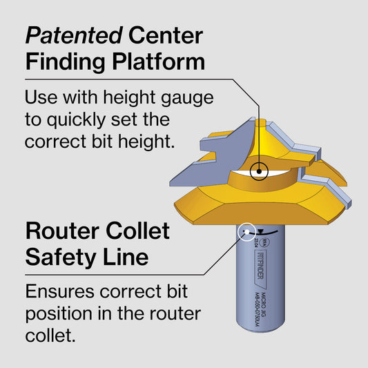 FitFinder Lock Miter Router Bit