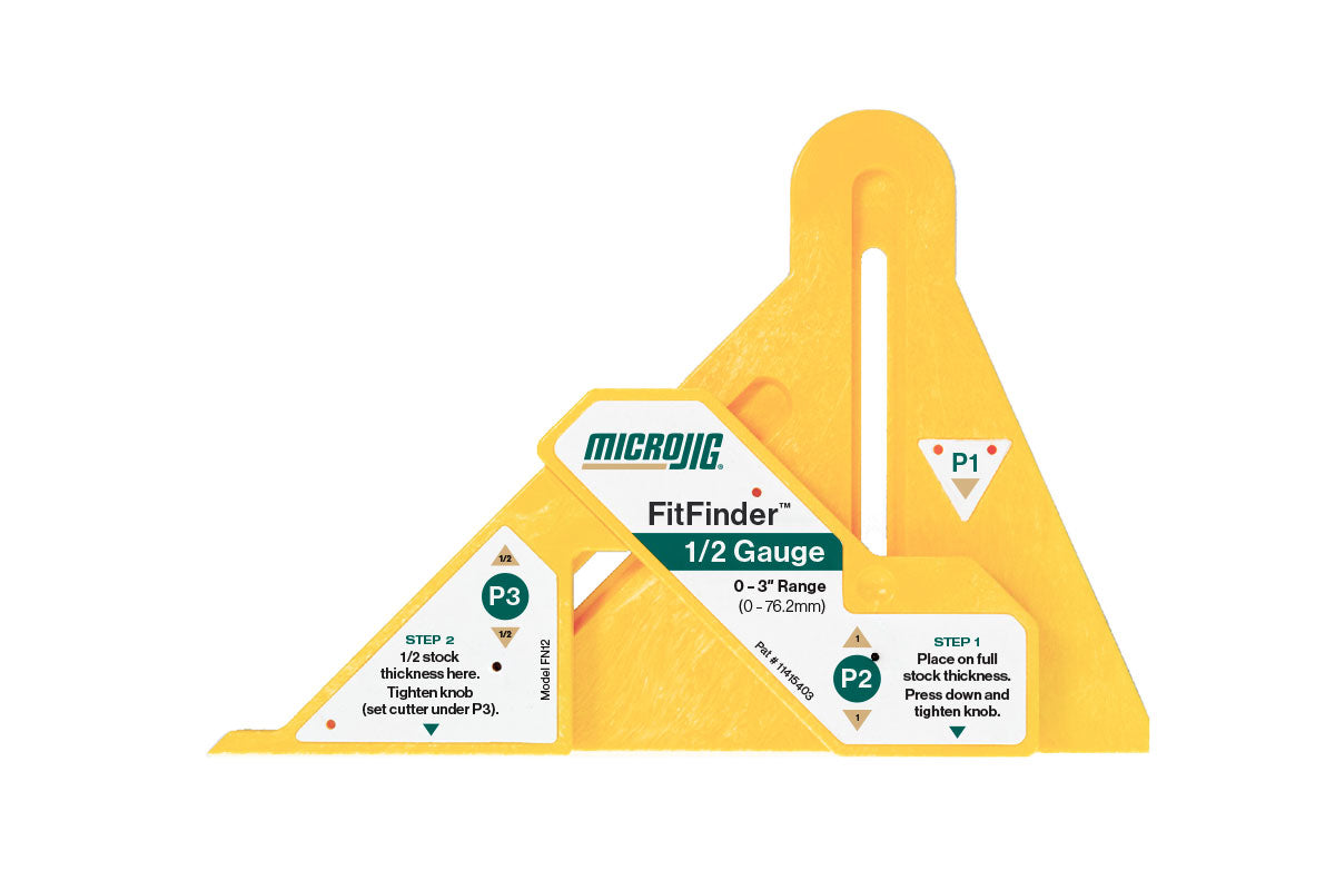 FITFINDER 1/2 Gauge - Find 1/2 thickness of material in seconds.