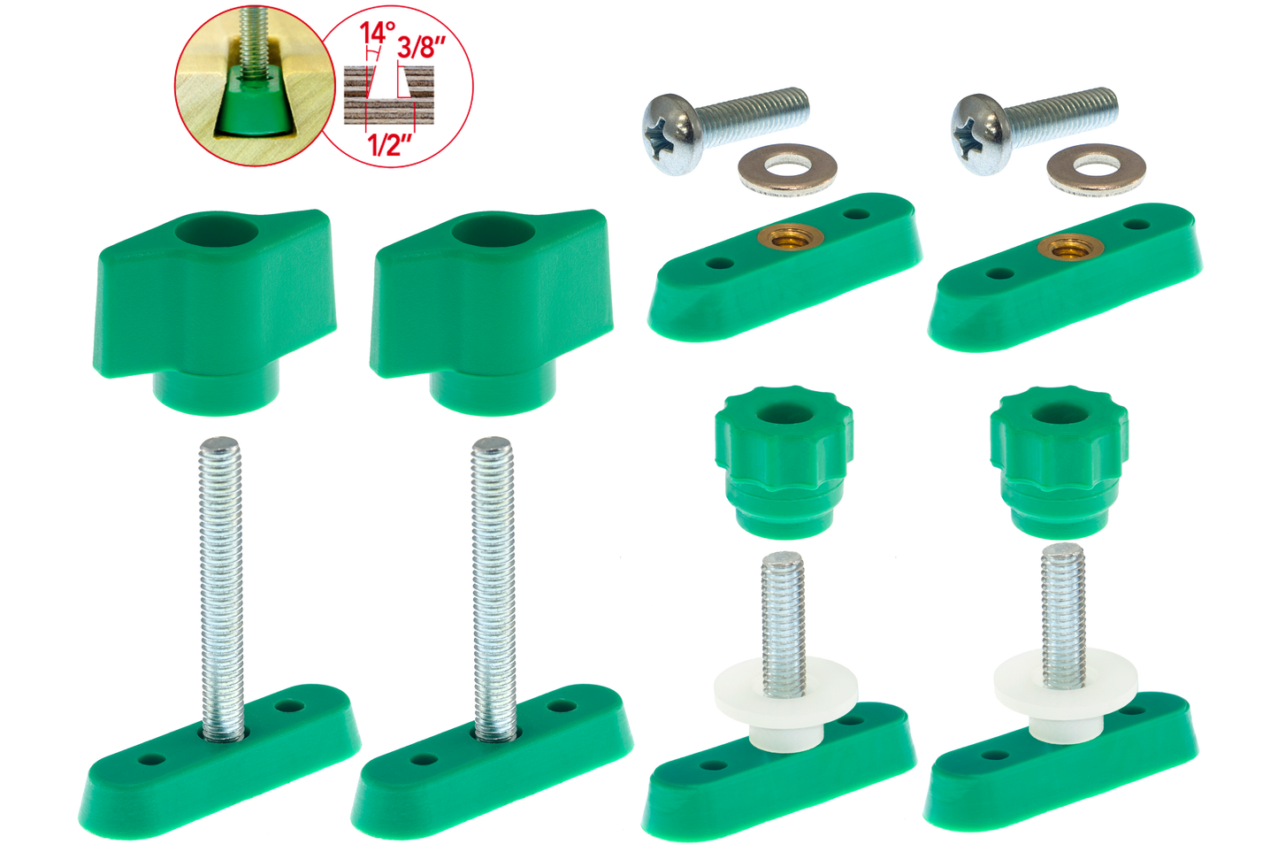 MATCHFIT Dovetail Hardware Variety Pack (6-Pack)
