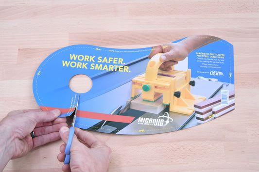 Magnetic Dust Cover for Cabinet Saws