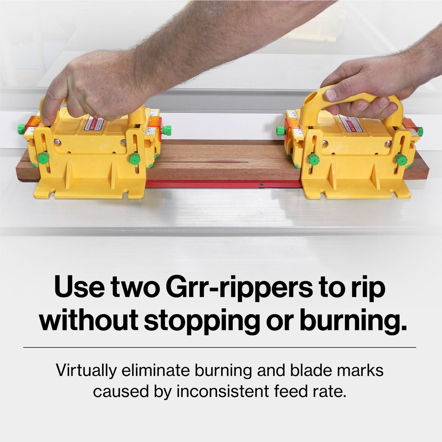 GRR-RIPPER PRO includes Adjustable Spacer and Stabilizing Plate