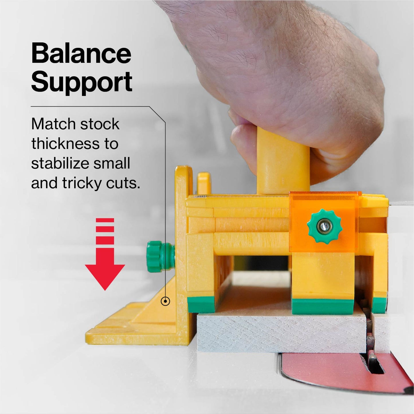 GRR-RIPPER PRO includes Adjustable Spacer and Stabilizing Plate