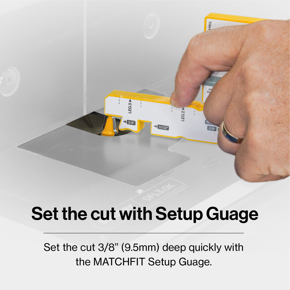 MATCHFIT Reversed Dovetail Bit