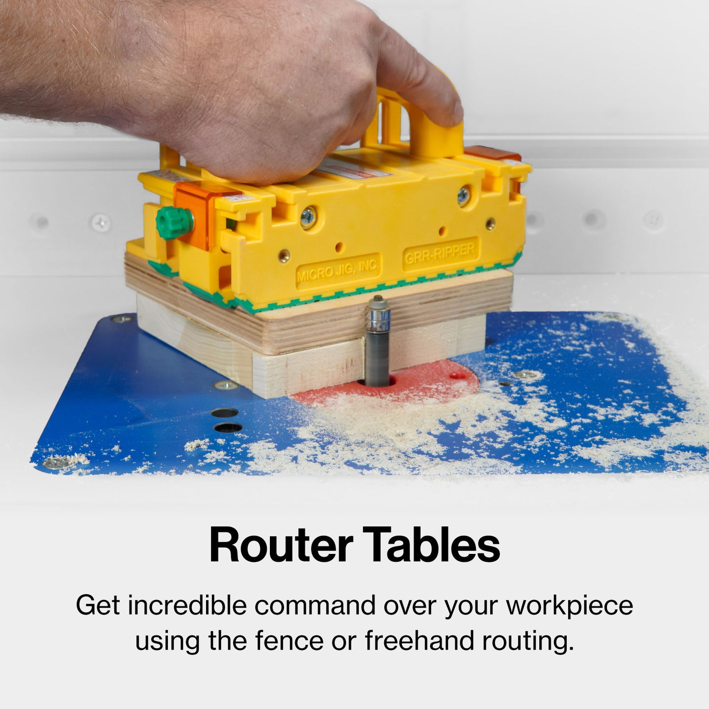 GRR-RIPPER PRO includes Adjustable Spacer and Stabilizing Plate